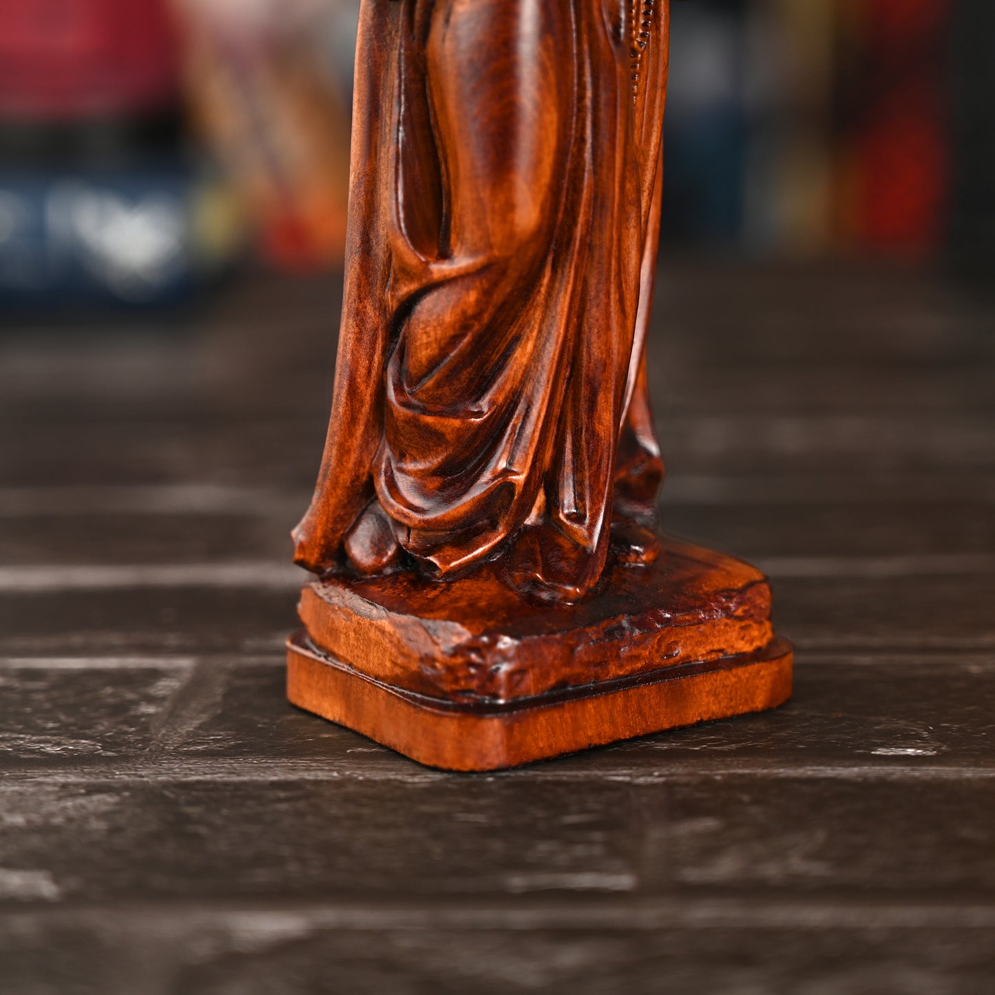 Wood carving statue,Spiritual mentor St. Theresa,church wall,statue church for home,Christian Art