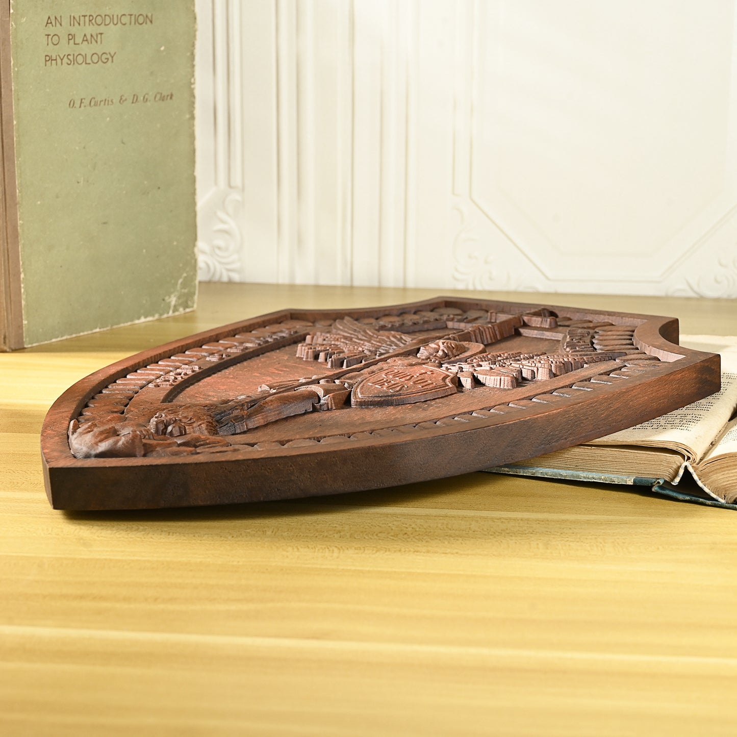 Wood carving Guardian Angel,Archangel Shield Michael Solid wood carving gift,Angels and Archangels Natural wood amulet