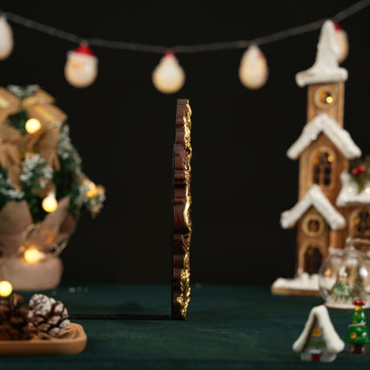 St. Barbara, patron saint of artillery,wood sculpture,Religious Wood carving,Christian Art