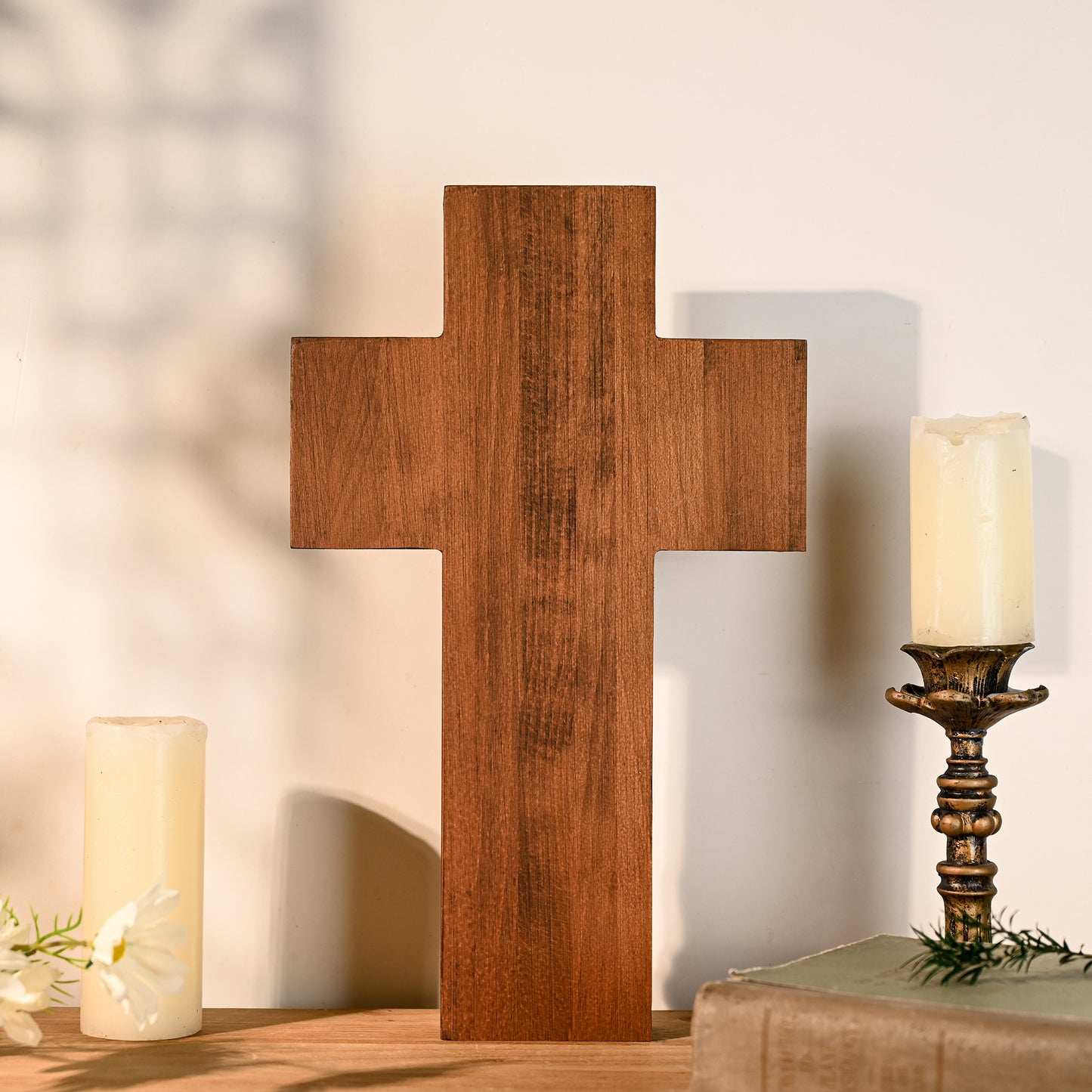 Jesus Christ the Savior Decorative Christian Cross,Nativity Cross,Joy to the world,Nativity Scene
