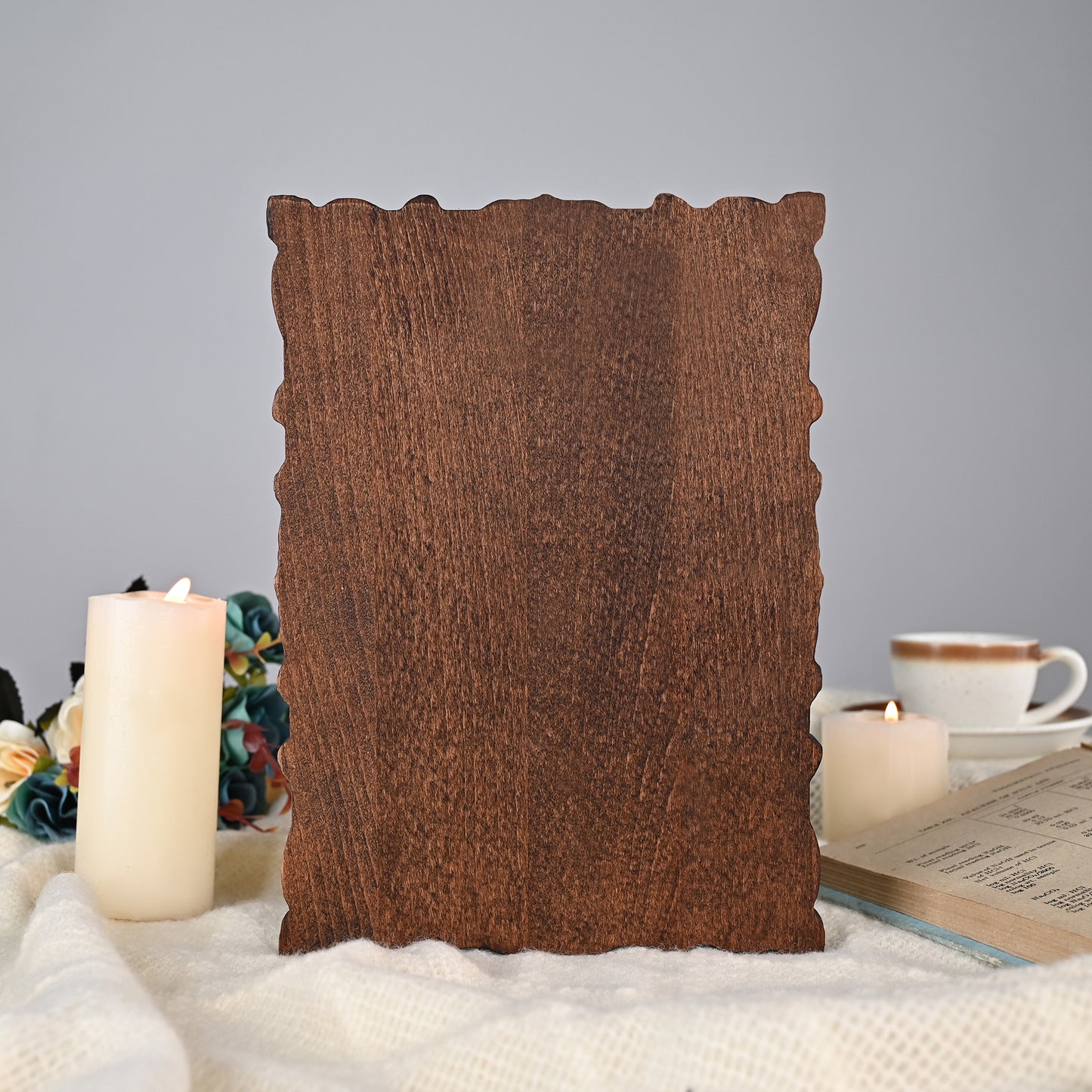 Navigator wood sculpture, Anchor Travel around the world wooden board