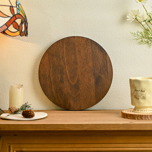 Round Wood Carving,Passover Lamb Round wood carving,home decoration tabletop arrangement