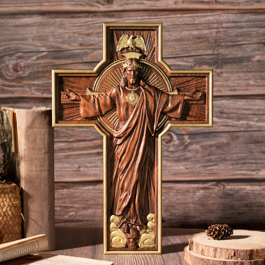 Ascension of Jesus,benedict s exorcism,catholic cross, statue of Jesus on the cross,Holy Statue baptism