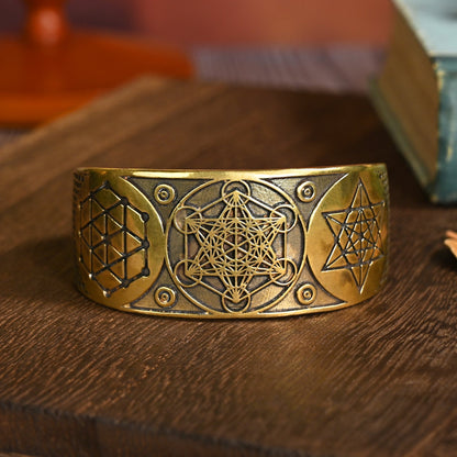 Archangel Metatron Life Angel Seal Adjustable bracelet Solomon Kabbalah Amulet
