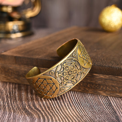 Archangel Metatron Life Angel Seal Adjustable bracelet Solomon Kabbalah Amulet