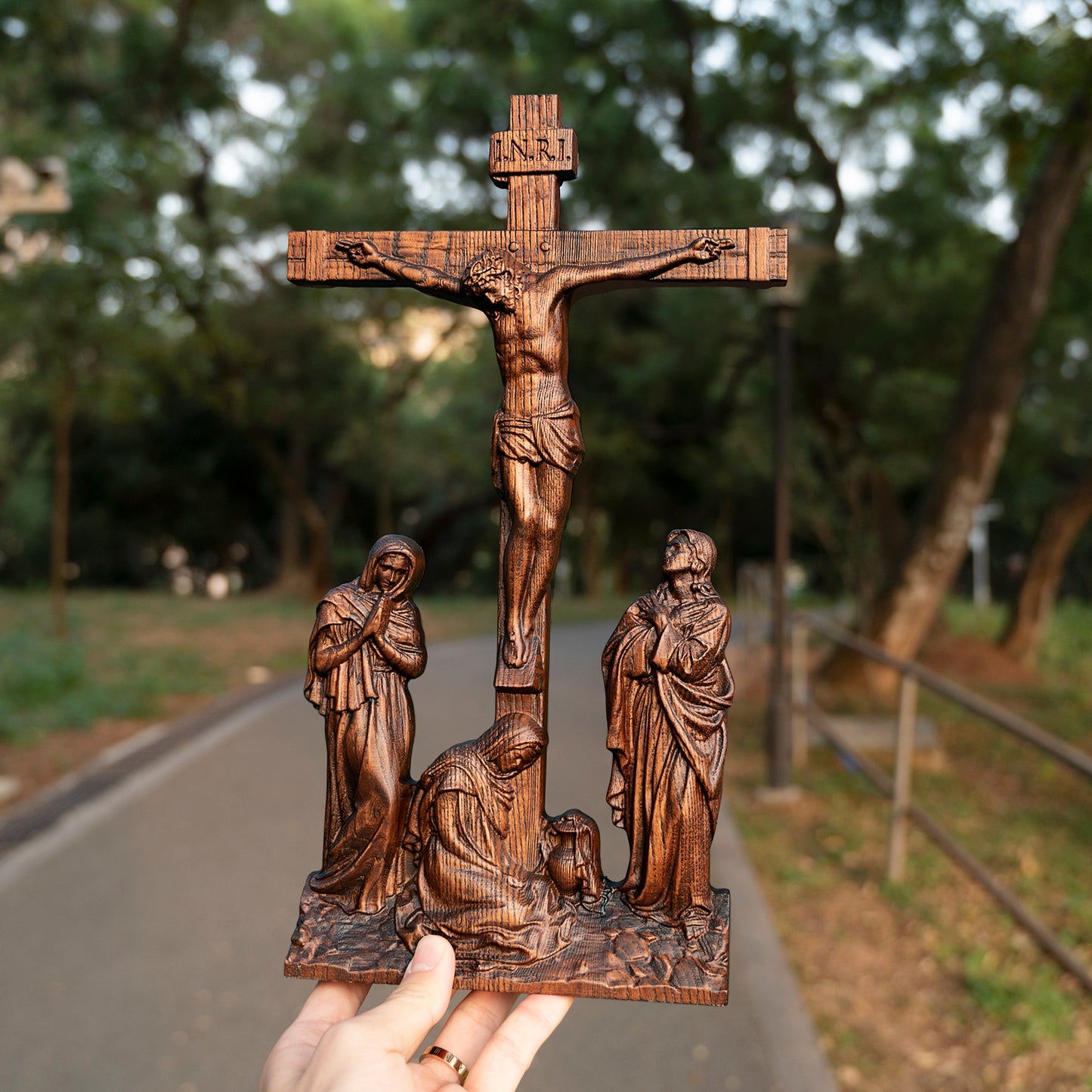 New Product Jesus crucifixion scene ornaments,Our Lord Jesus,decoration church,Holy Statue