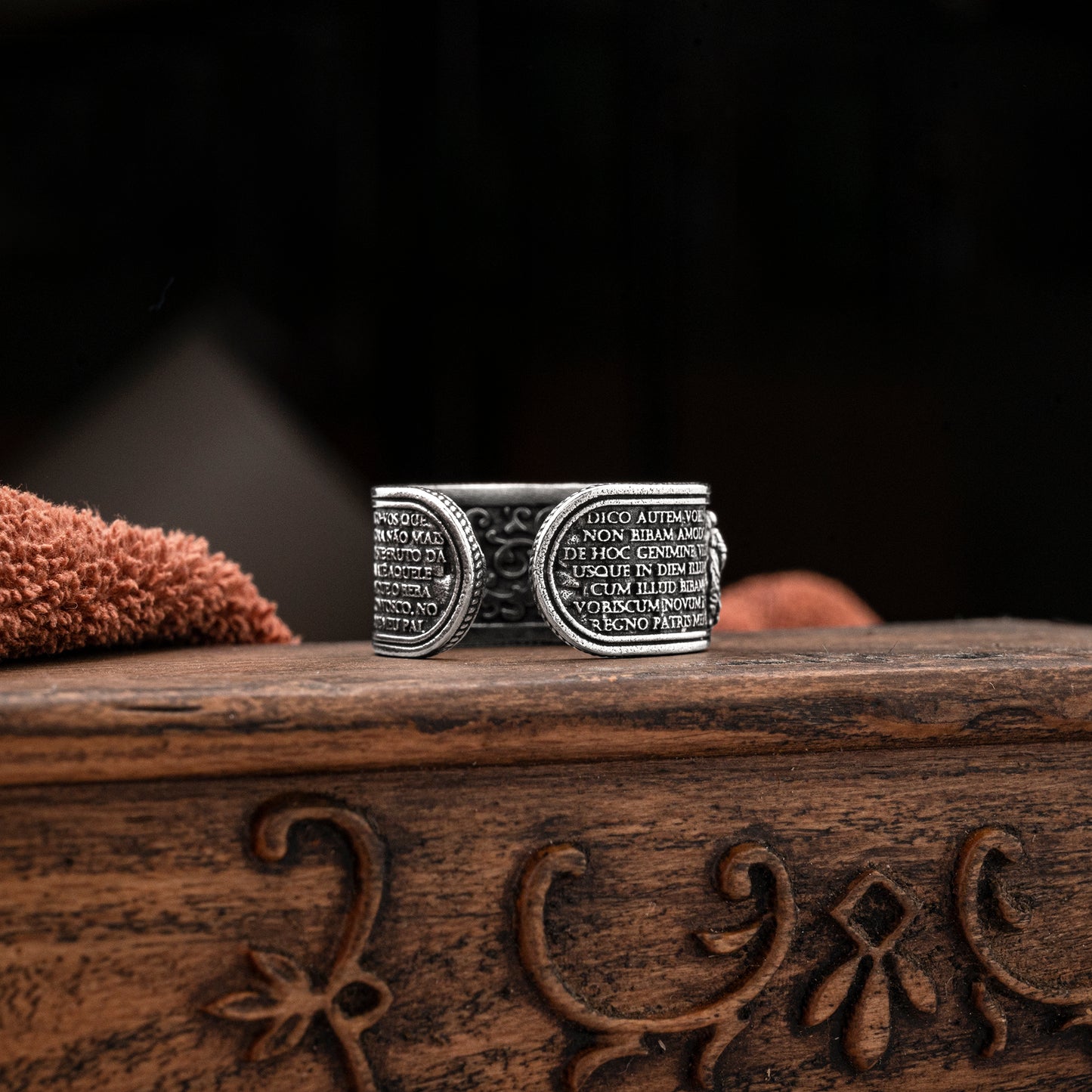 Religious Adjustable Ring in 925 Sterling Silver – The Last Supper