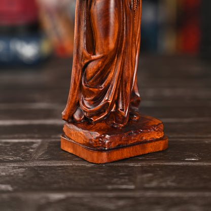 Wood carving statue,Spiritual mentor St. Theresa,church wall,statue church for home,Christian Art