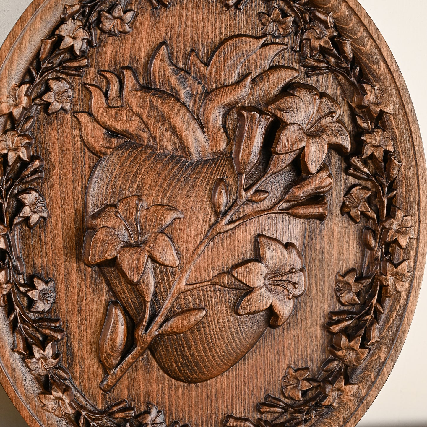 Sacred Family Three Sacred Hearts of Joseph,Wall Decoration Wood Sculpture,Religious Wood carving