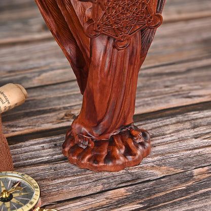 Religious Wood carving,Archangel Metatron,Prince of the Face,Angels and Archangels,statue church