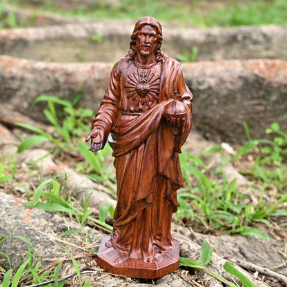 Wood carving religious sculpture,sacred hearts,wooden wall hanging,home decoration,holy trinity