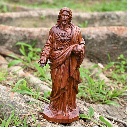 Wood carving religious sculpture,sacred hearts,wooden wall hanging,home decoration,holy trinity