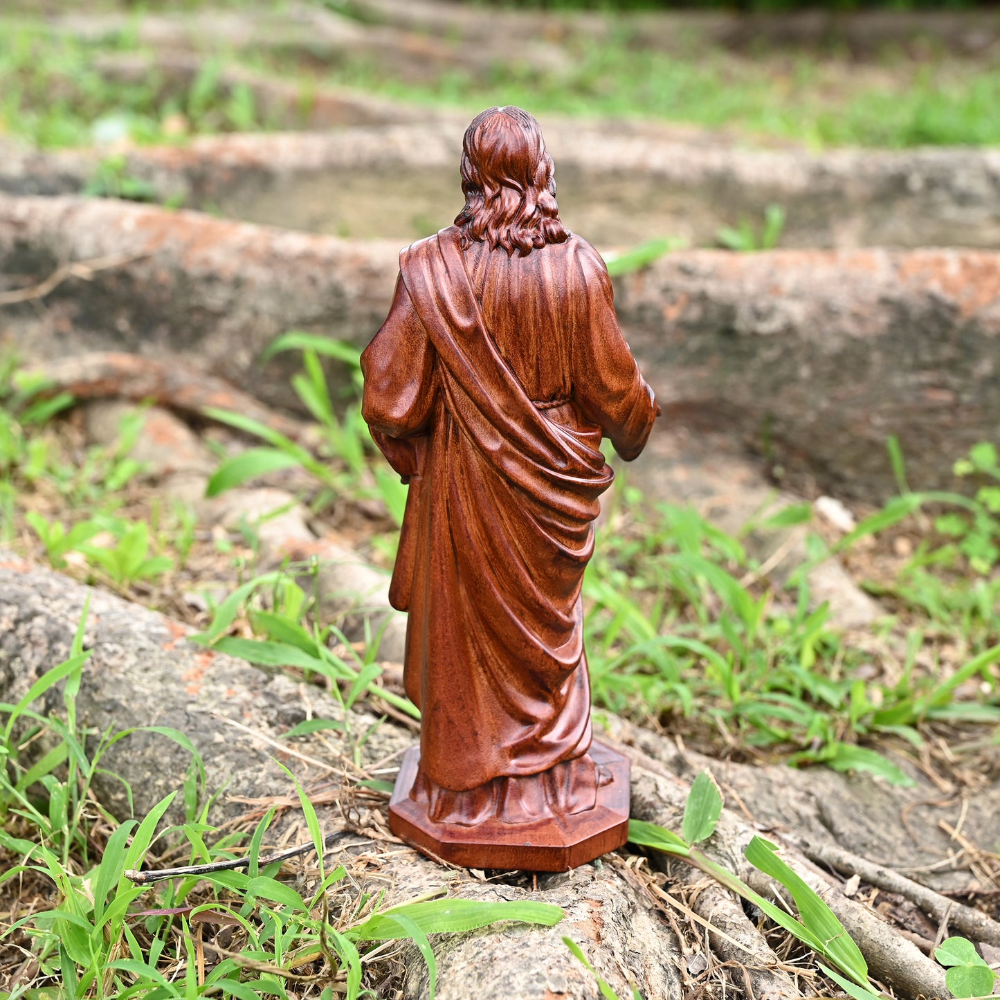 Wood carving religious sculpture,sacred hearts,wooden wall hanging,home decoration,holy trinity