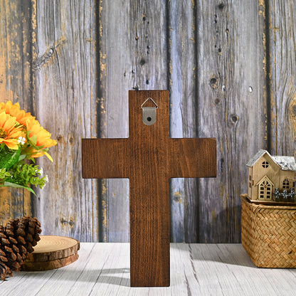 Holy Trinity Crucifix Wood Decor,Religious Icon,christian home