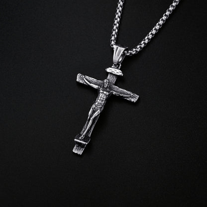 Jesus Crucifixion Cross Necklace Pendant