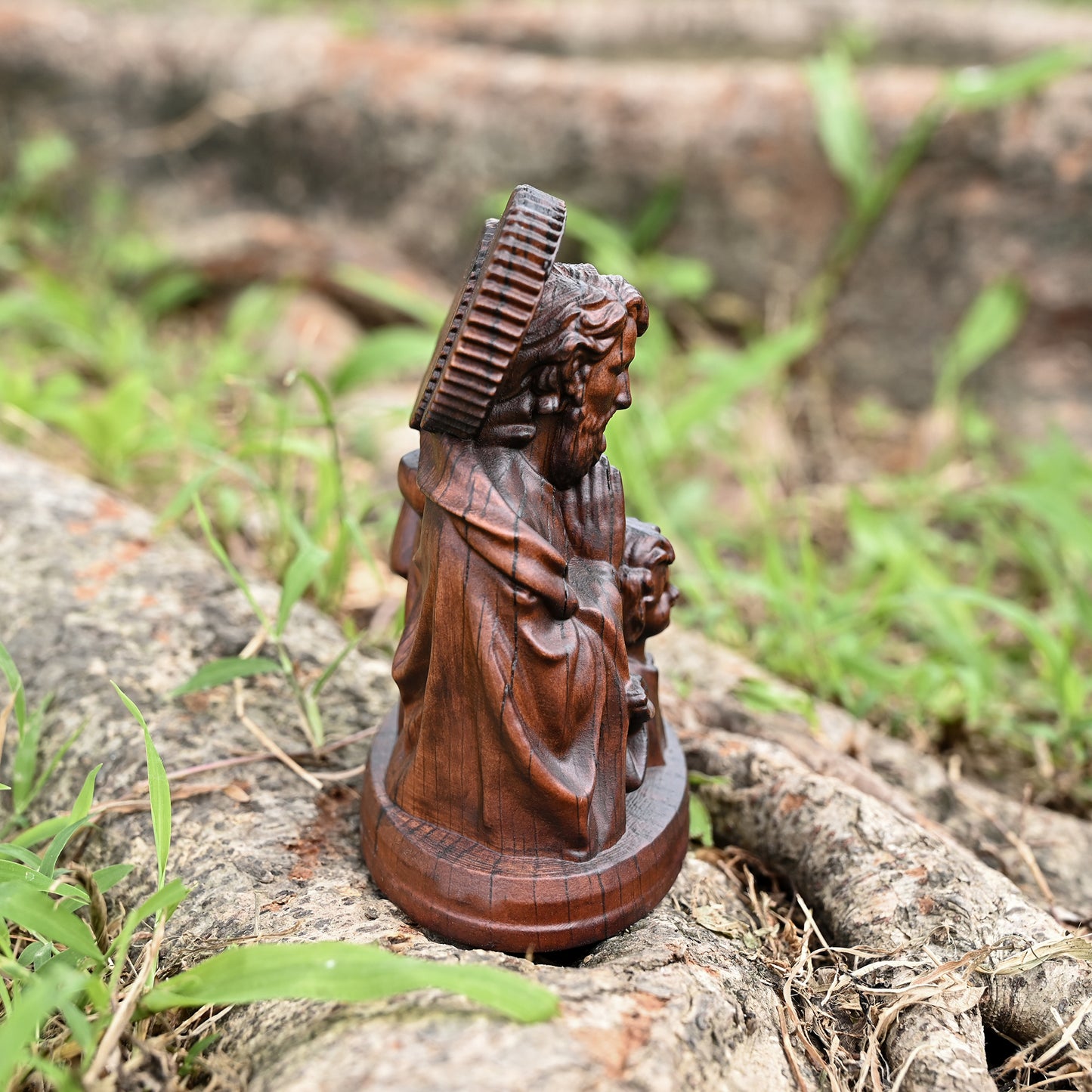 Home decoration wooden nativity scene,Holy Family,religious figure,ornament christian,Religious Icon