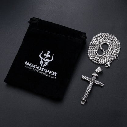 Jesus Crucifixion Cross Necklace Pendant