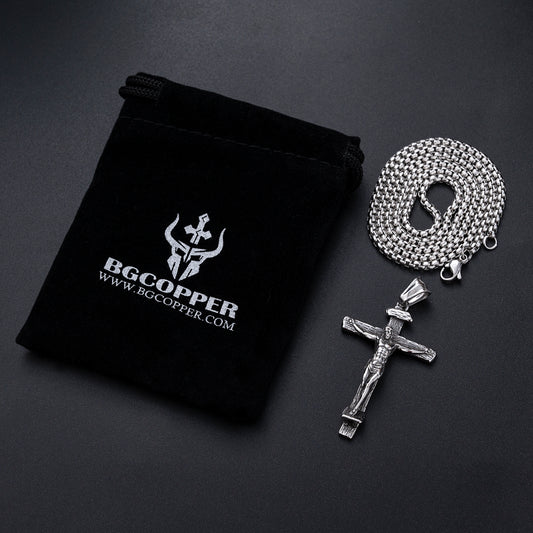 Jesus Crucifixion Cross Necklace Pendant