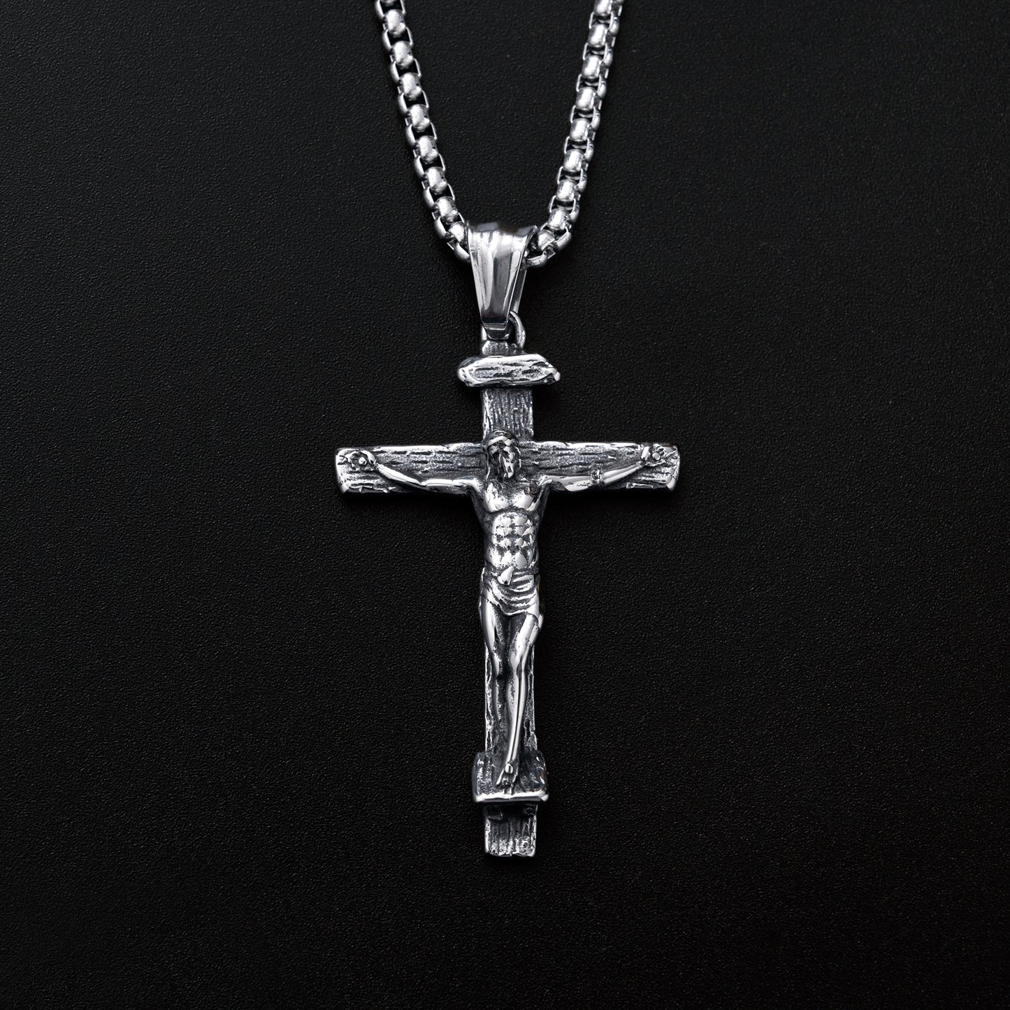 Jesus Crucifixion Cross Necklace Pendant