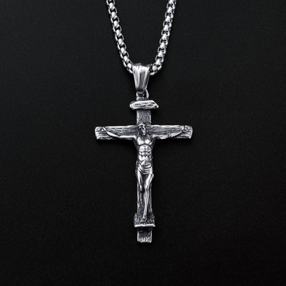 Jesus Crucifixion Cross Necklace Pendant
