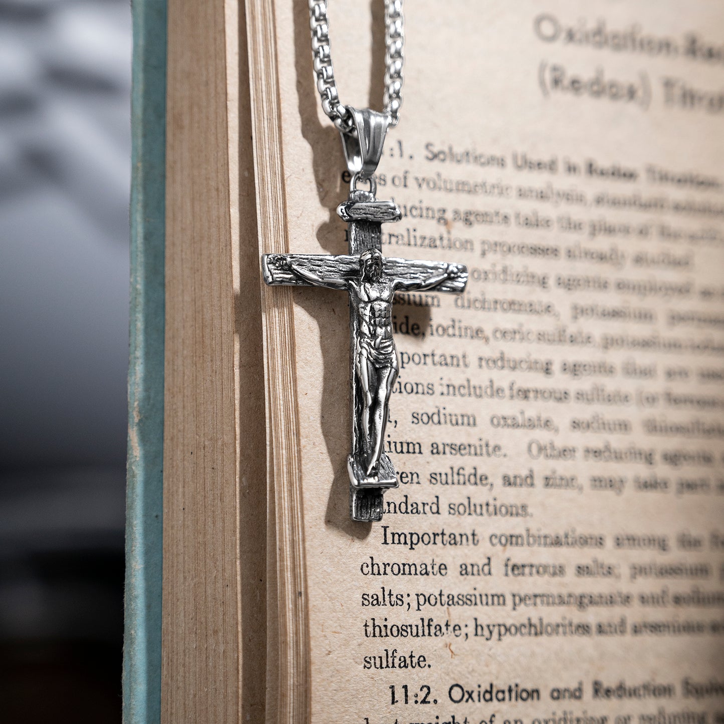 Jesus Crucifixion Cross Necklace Pendant