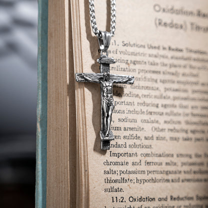 Jesus Crucifixion Cross Necklace Pendant