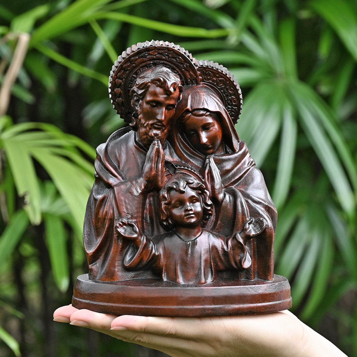 Home decoration wooden nativity scene,Holy Family,religious figure,ornament christian,Religious Icon